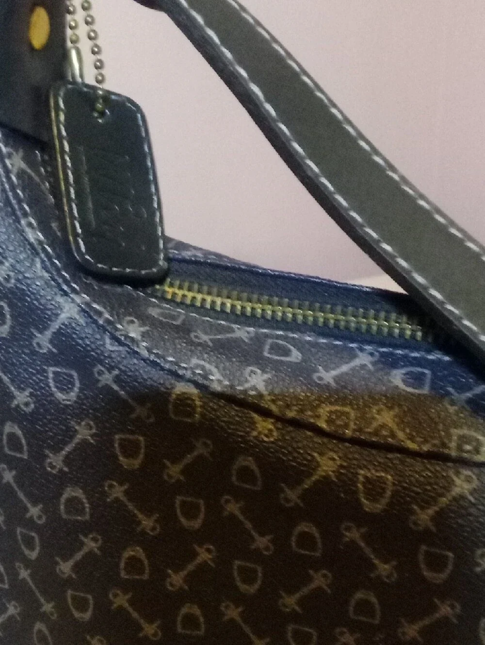 Why Classic Black Patterned Shoulder Bag And Wallet